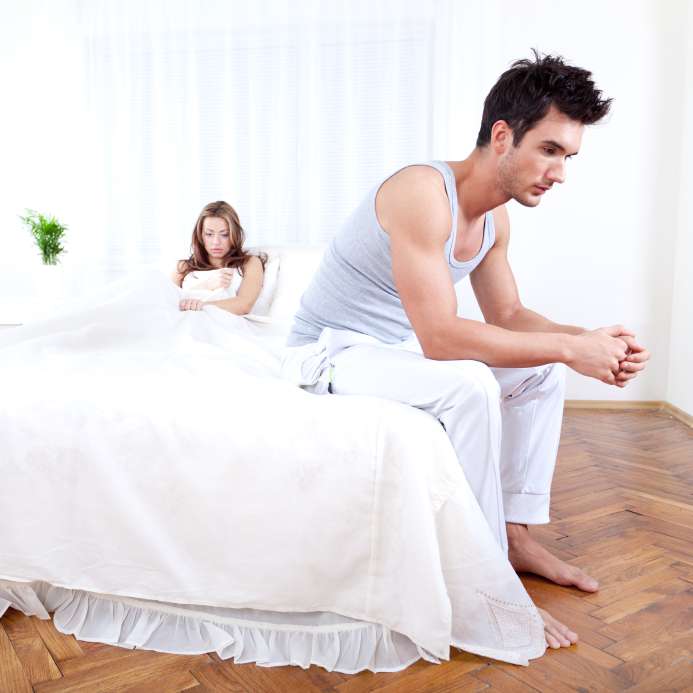 Man experiencing self doubt due to delayed ejaculation